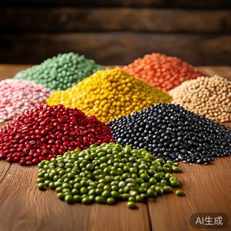 五谷杂粮色彩丰富